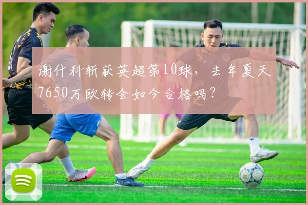 谢什科斩获英超第10球,去年夏天7650万欧转会如今合格吗?